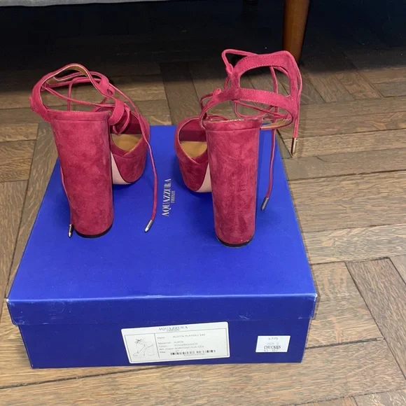 Aquazzura Austin plateau sandals 140 mm - Picture 4 of 11